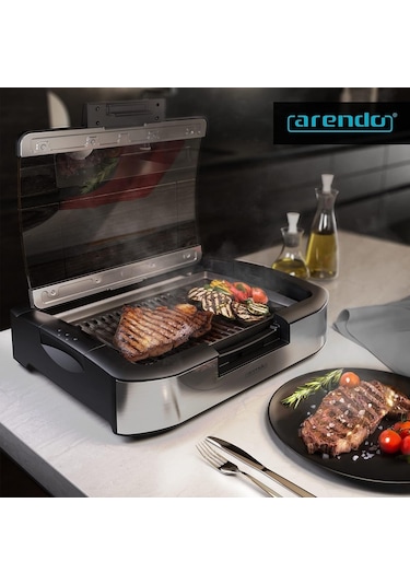 Arendo Gurme 1800 W Elektrikli Masa Izgarası