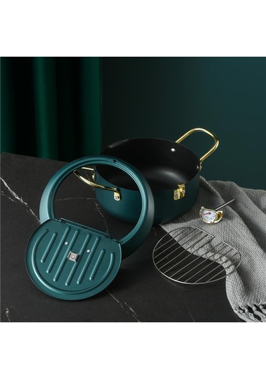 Suntek Magideal Derin Kızartma Tenceresi Japon Tempura 24cm-yeşil