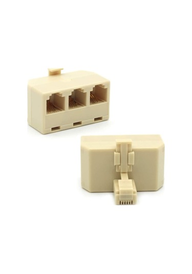 Rj11 Telefon Hat Çoğaltıcı Çoklayıcı Splitter 3'lü