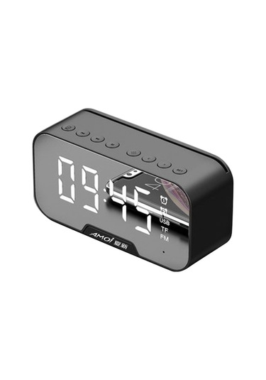 G5 G10 Taşınabilir Bluetooth Hoparlörlü Aynalı Saat - Kablosuz Ses Ve Ödeme Özelliği