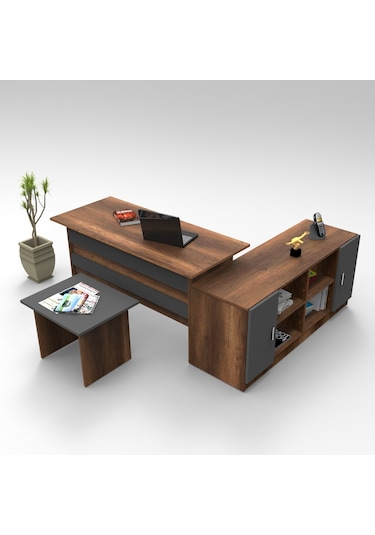 Robinhome Robin Home Verona Abf Ofis Büro Seti Çalışma Masası Takımı Barok-