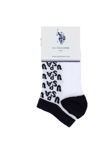 U.s. Polo Assn. Erkek Çocuk Beyaz Çorap Patik 50311345-vr013 Beyaz