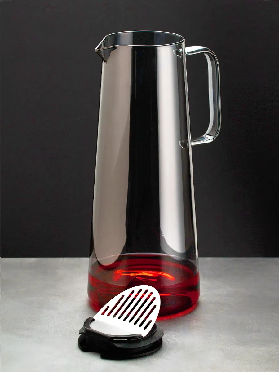 Allbest Cam Sürahi Su Şişesi, 1800 Ml 320981211