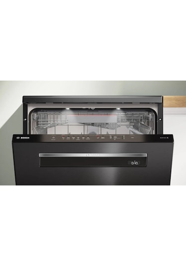 Bosch SMP6ENC60T 6 Programlı Solo Bulaşık Makinesi Siyah Inox