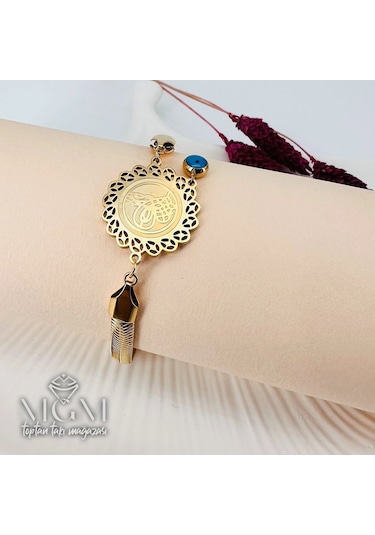 Mepa Gold Çelik Bileklikler 18,5+5 Cm Uzatma Payı - Kbl0160 Najmaddin Altın