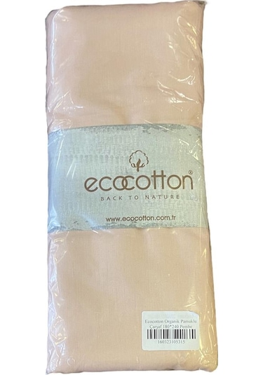 Ecocotton Organik Pamuklu Çarşaf 180 240 Pembe
