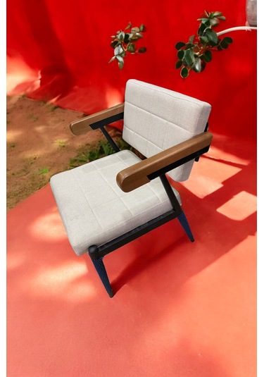 Pimango Çok Amaçlı Cafe Bar Balkon ve Mutfak Sandalyesi Bej Beyaz