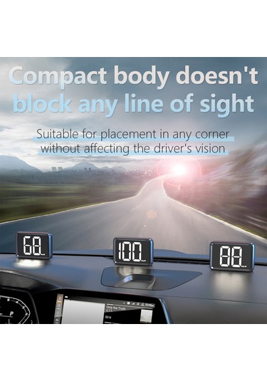 Reedark X1 Mph Beyaz Ekranlı Gps Seviye Gösterici - Hızlı Kurulum, Büyük Ekran, Doğru Hız Gösterimi