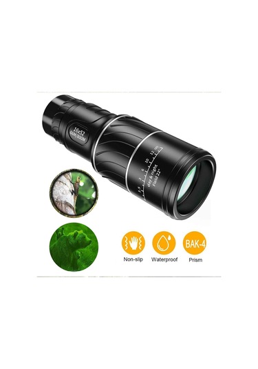 Monoküler Teleskop Yeşil Film Optik Yüksek Güçlü Monoküler Teleskop 16x52