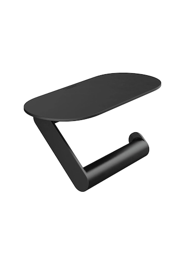 Hansgrohe Wallstoris Raflı Tuvalet Kağıtlığı Satin Siyah 27928670