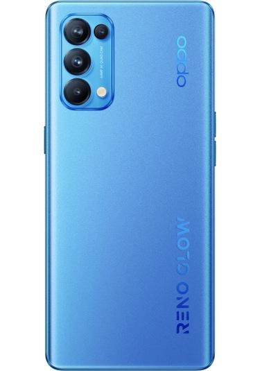 Oppo Reno 5 Pro Arka Batarya Kapağı Mavi