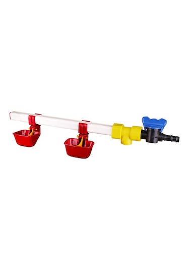 TavPet Nipel Suluk Sistemi 15 Tavukluk 40 cm 2 Nipelli Dilli Çanaklı