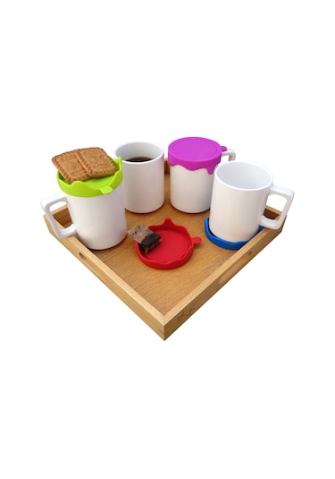 Paint Mug 4'lü Kupa Tall