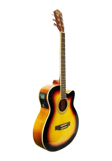 Elektro Akustik Gitar Günbatımı Sga40Eq4Sb