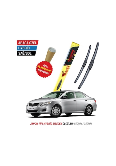 İnwells Hybrid Toyota Corolla Silecek Takımı (2007-2012)