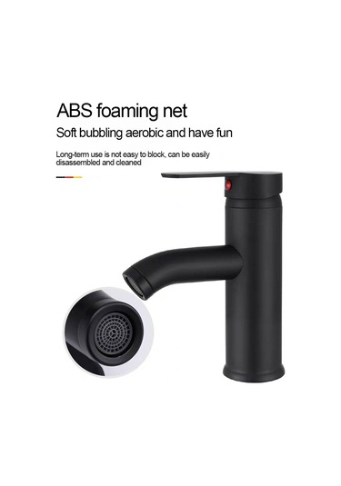 Hangfox Ev Banyosu Yıkama Tabanı Kraanı: Çelik Paslanmaz, Sıcak/soğuk Su, Ergonomik Koltuk, Seramik Valf, Kolay Kurulum Diğer