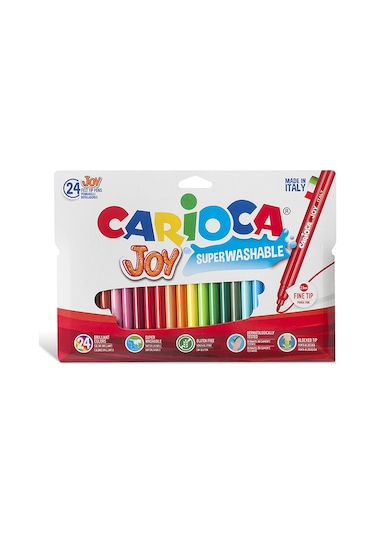 Carioca Joy Yıkanabilir Keçeli Kalem 24'Lü