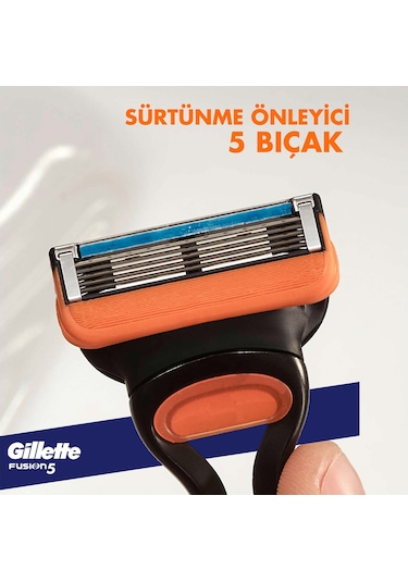 Gillette Fusion5 4'lü Yedek Tıraş Bıçağı