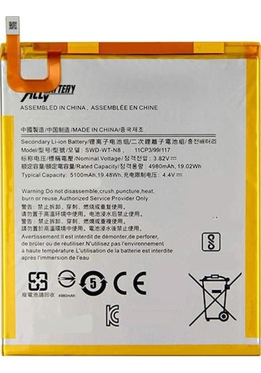 Ally Galaxy Tab A T290 T295 Batarya Pil SWD-WT-N8