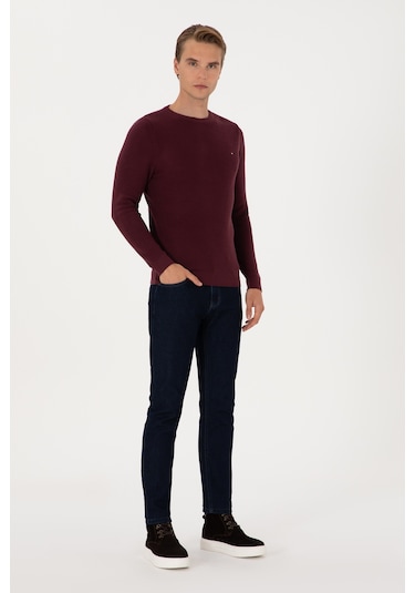 U.s. Polo Assn. Erkek Plum Kazak /triko 50313667-vr177 New Plum