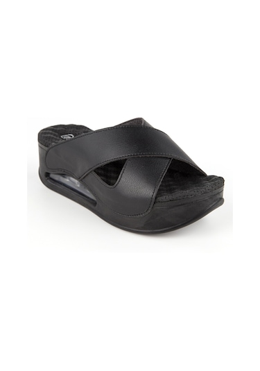 Muya Penelope Anatomik Air Max Tabanlı Kadın Terlik Siyah 42 Siyah