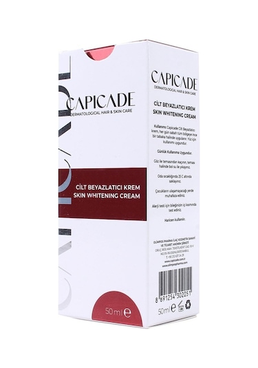 Cilt Beyazlatıcı Krem Skin Whitening Cream 50 Ml