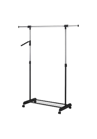 Handy Mate Morena Yükseklik Ayarlı Geniş Elbise Askısı-siyahkrom 83-147x43x101-168 Cm Diğer