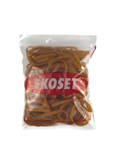 Ekoset Kalın Para Lastiği 400 Adet 70 x 5 MM
