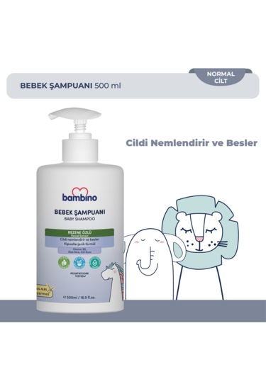 Bambino Bebek Şampuanı 500 Ml