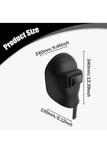 Suntek Saplı Büyük Görünümlü Kaynak Yüz Maskesi Sıçrama
