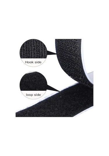 Beyaz Dekorasyon Yapışkanlı Ev Gadget Naylon Etiket Döngü Raptiye Bant Sihirli Etiket Kendinden Yapışkanlı Kanca 50mm