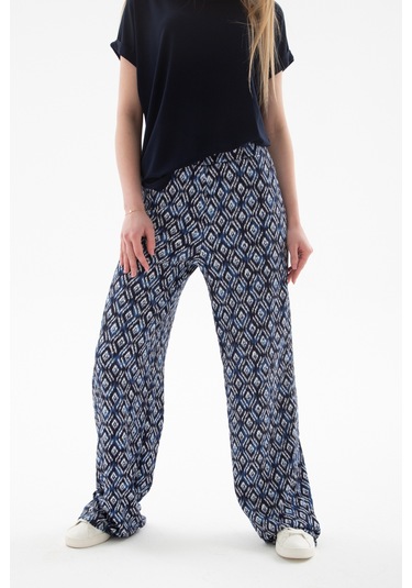 Fashion Friends Bayan Pantolon 25y0179k1 Mavi Mavi