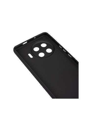 Techaks Tecno Spark 20 Pro Plus Kılıf Zore Biye Silikon - Siyah Siyah