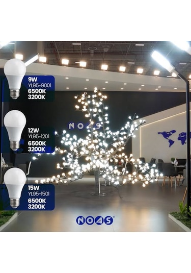 Noas 15 W 1350 Lm Beyaz-6500k 3 Adet