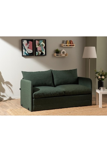 Pafu Saga Xl İkili Katlanır Yataklı Koltuk Keten Haki