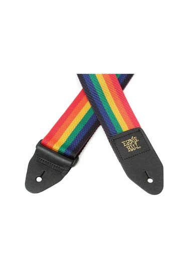 Ernie Ball P04044 Gitar Askısı Rainbow Gökkuşağı Nylon Straps Pol