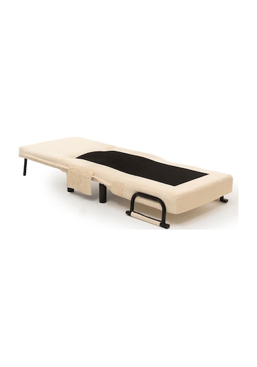 Pafu Sento Tekli Katlanır Yataklı Koltuk - Soho Krem Krem