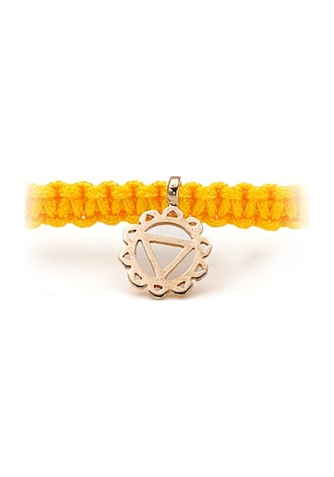 Ariş Göbek Çakrası Altın Bileklik Sarı Altın