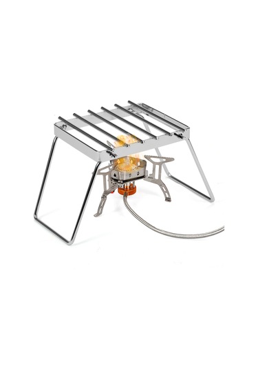 Çok Fonksiyonlu Katlanır Kamp Ateşi Izgara Taşınabilir,y21697 Gümüş