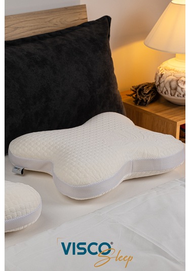Visco Yastık Papillon Ortopedik Yastık 45x50x15 Cm