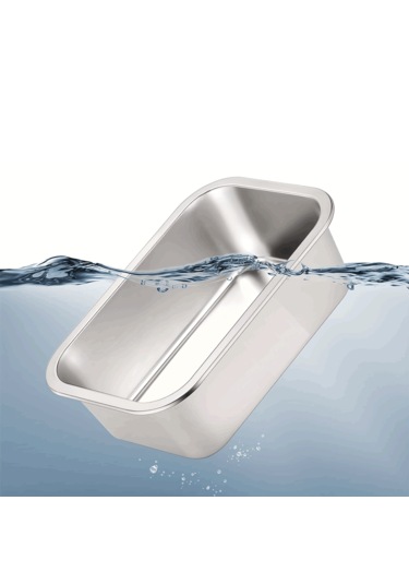 Ecronicword Büyük Paslanmaz Çelik Mama Kabı Büyük Köpek 3790 ML