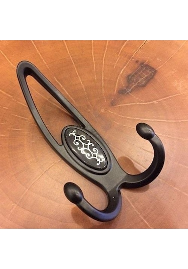 Gürçayhırdavat Uzay Portmanto Askısı Siyah (2 Adet) Siyah