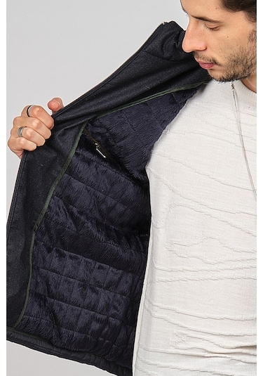 Daynax Erkek Içi Kürklü Fermuar Cepli Yelek 4920902 Lacivert Lacivert