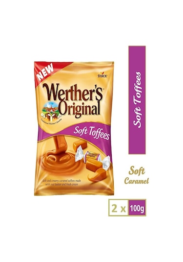 Orijinal Yumuşak Karamel Şeker 100 G X 2 Li Paket Kremalı Alman Karameli