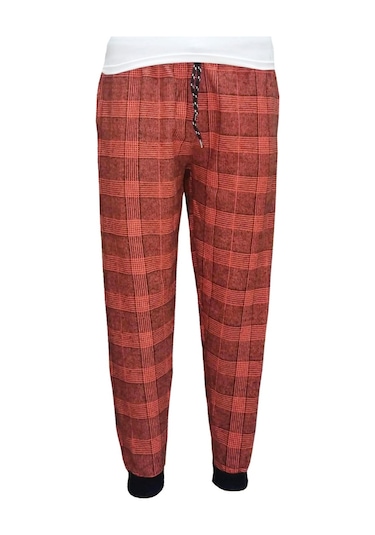 Wingetstar Ekose Manşetli Erkek Eşofman Altı Kiremit