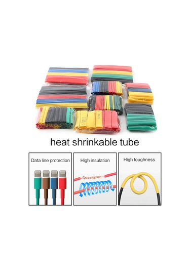 164 Adet Renkli Makaron Seti Daralan Makaron Kablo Koruyucu Kılıf