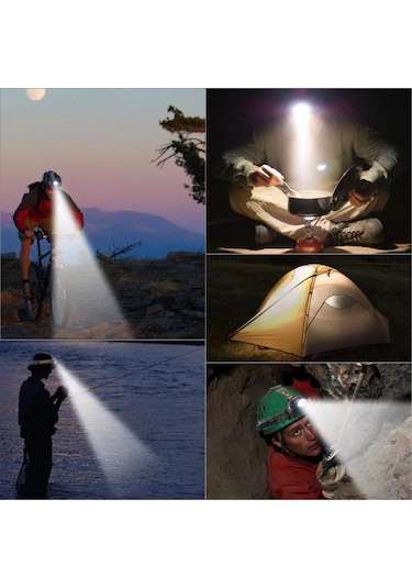 Dailytech Profesyonel Su Geçirmez 6000 Lümen Zoomlu Kafa Feneri