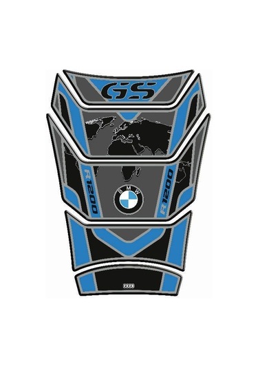 Bmw Gs R1200 Uyumlu Tank Pad 003 Çok Renkli