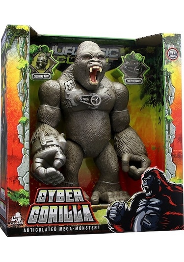 Jurassic Clash Mega Canavar Siber Goril Büyük Oyuncak Goril