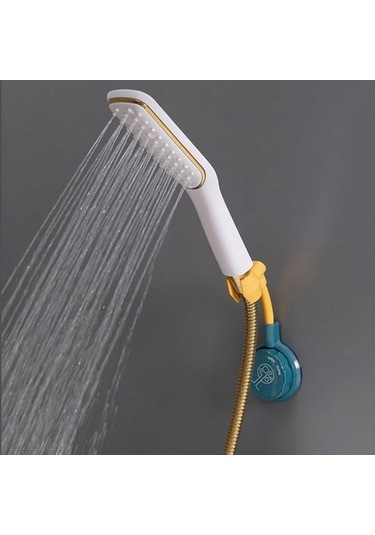 Primepickings Koyu Yeşil Delinmeyen Duş Aparatı Sabit Duş Aparatı Ayarlanabilir Evrensel Alet 2 Katlı Gri